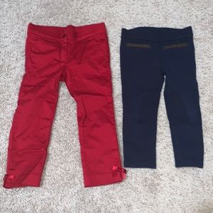 Lot of 2 Baby Girl pants 👖